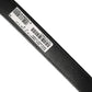 Black Fabric Leather Barcode Silver Buckle Belt