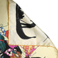 Cream Venezia Silk Twill Square Foulard Scarf