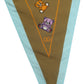 Men Brown Teddy Bear Cotton Lace Stole Scarf