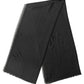 Men Black Viscose Polka Dot Fringe Shawl Lace Stole
