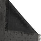 Men Black Viscose Polka Dot Fringe Shawl Lace Stole