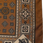 Brown Geometric Pocket Square Foulard Scarf