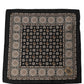 Black Cactus Silk Pocket Square Foulard Scarf