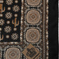 Black Cactus Silk Pocket Square Foulard Scarf