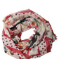 Multicolor Floral Fringed Stole Scarf