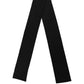 Black Wool Knitted Neck Shawl Foulard Scarf