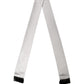 Light Gray Satin Silk Fringed Lace Stole Scarf