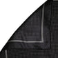 Black Polka Dot Pocket Square Foulard Scarf
