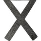 Black White Herringbone Tweed Shawl Scarf