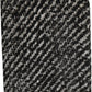 Black White Herringbone Tweed Shawl Scarf