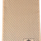 Beige Silk Dotted Fringed Neck Shawl Scarf