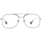 Gray Metal Sunglasses