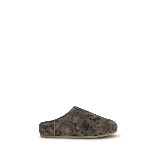 Brown Suede Leather Mules