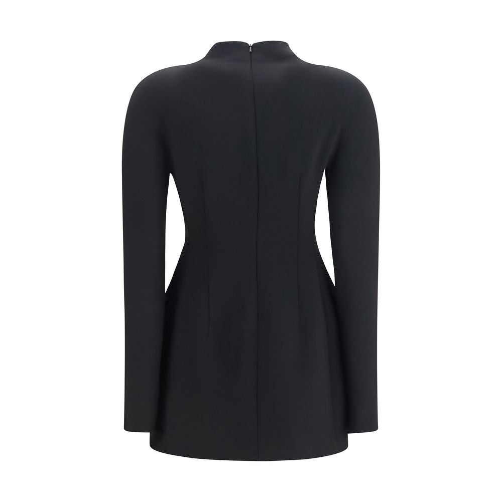 Black Polyamide Casual Dress