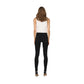 Black Viscose Skinny Jeans