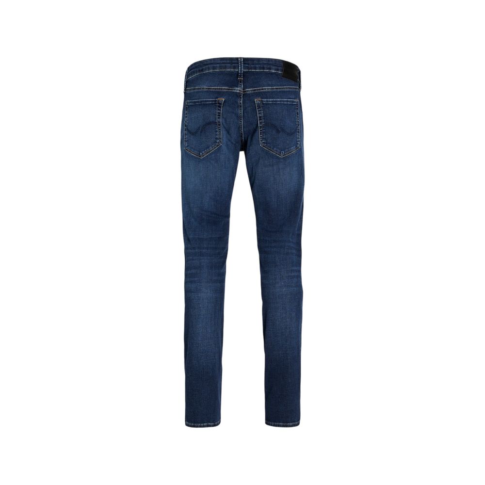 Blue Cotton Skinny Jeans
