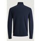 Blue Cotton Turtleneck