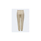 Beige Viscose Casual Pants