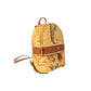 Beige Leather Backpack