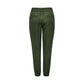 Green Viscose Casual Pants