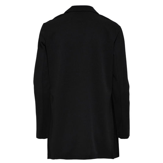 Black Polyester Blazer
