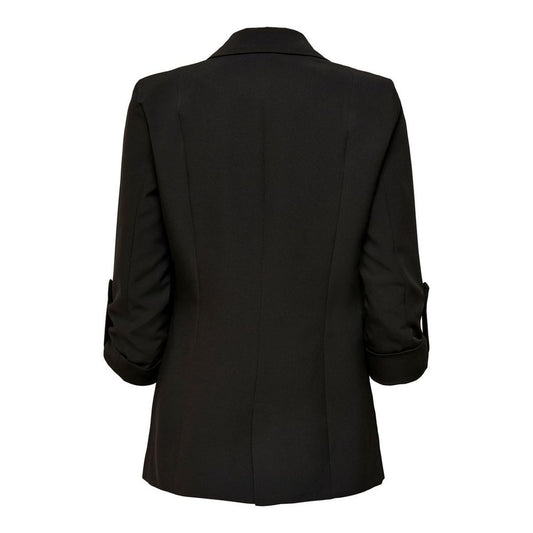 Black Polyester Blazer