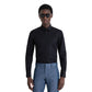 Black Cotton Dress Shirt