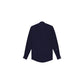 Blue Cotton Dress Shirt