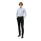 Blue Cotton Dress Shirt