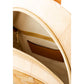 Beige Cotton Backpack