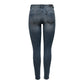 Blue Cotton Skinny Jeans
