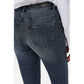 Blue Cotton Skinny Jeans