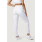 White Cotton Mom Jeans