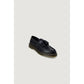 Black Leather Slip-On Loafers