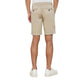 Beige Cotton Bermuda Shorts
