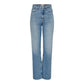 Light Blue Cotton Relaxed Fit Jeans