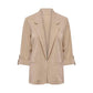 Beige Viscose Blazer