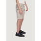 Beige Cotton Bermuda Shorts