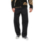 Black Cotton Relaxed Fit Jeans