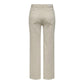Beige Cotton Relaxed Fit Jeans