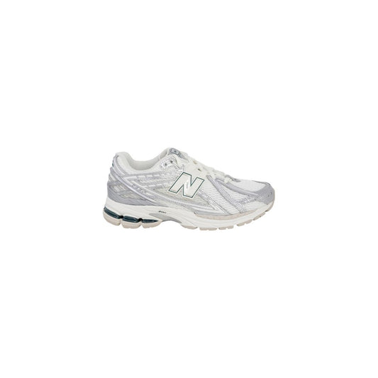 Silver Fabric Athletic Sneakers