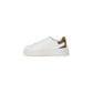 White Polyethylene Low Top Sneakers