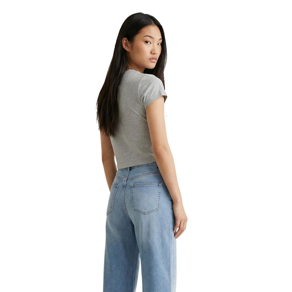 Gray Cotton T-Shirt