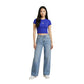 Blue Cotton T-Shirt