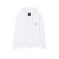 White Cotton Hoodie
