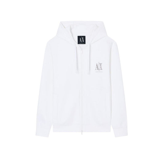 White Cotton Hoodie