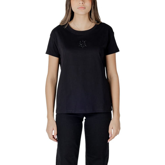 Black Cotton T-Shirt