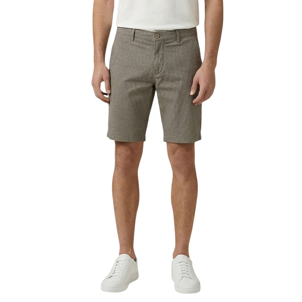 Beige Cotton Shorts
