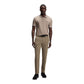 Beige Polyester Skinny Pants
