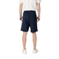 Blue Cotton Bermuda Shorts
